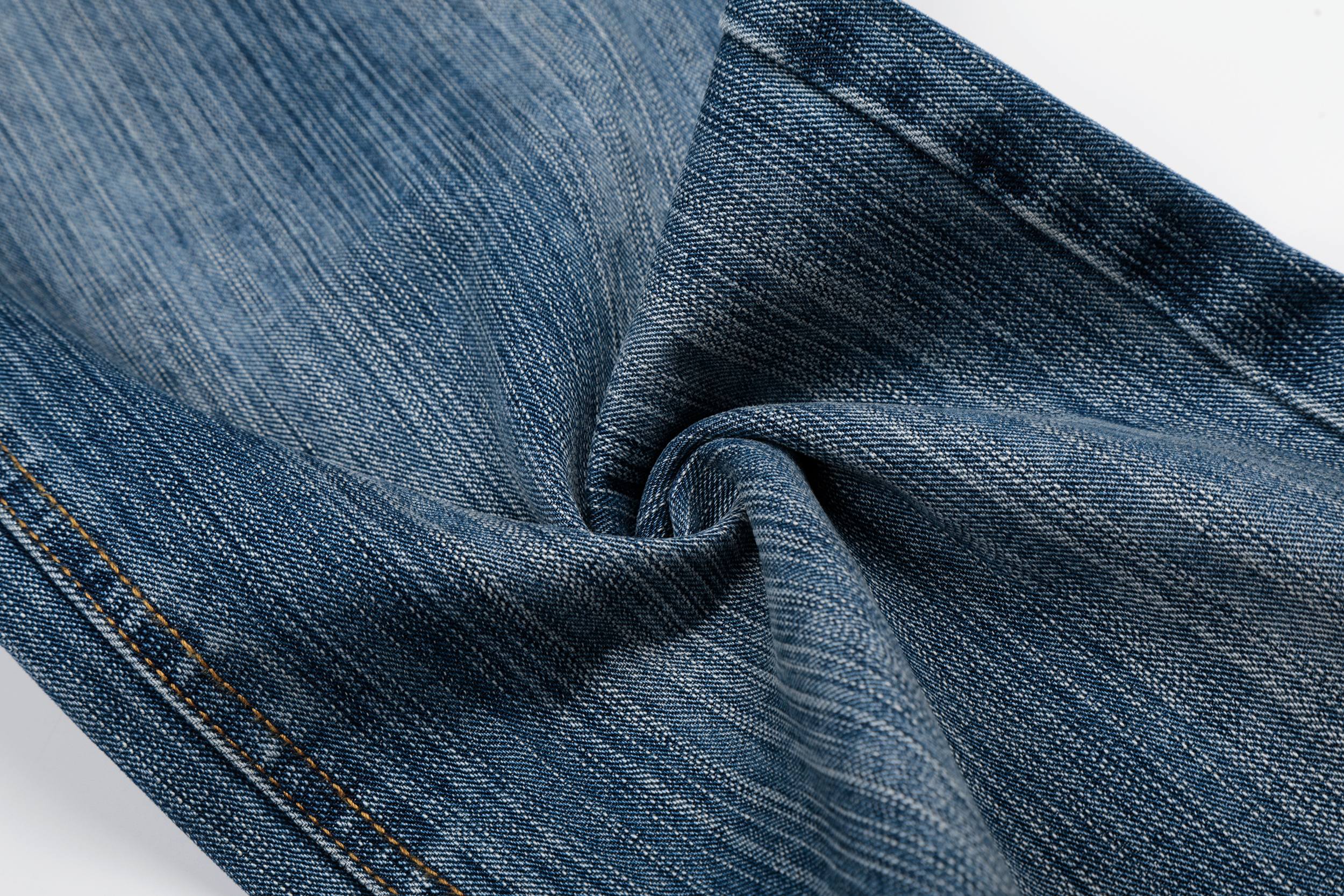 Vintage Grain Wide-Leg Denim Jeans | Streetwear Fit