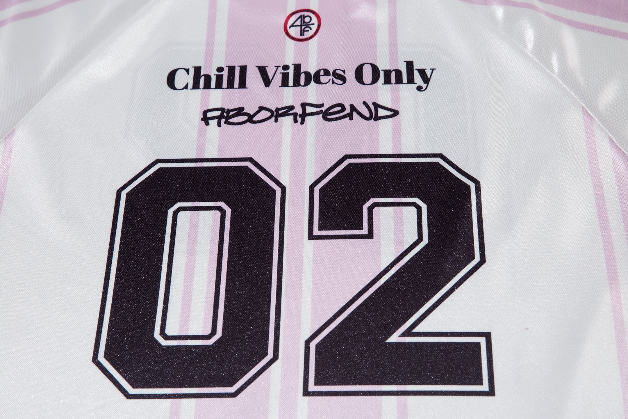 Chill Vibes Only 02 Retro Stripe Long Sleeve Jersey Top