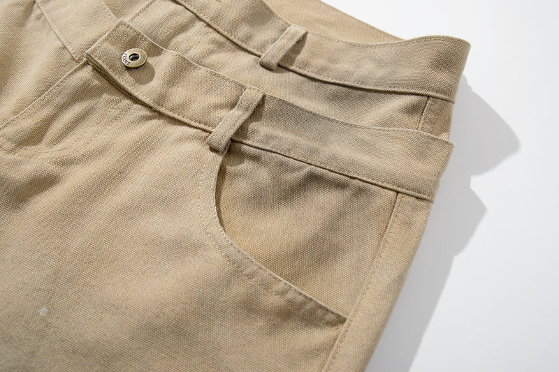 Omirad Vintage Workwear Wide-Leg Pants | 100% Cotton