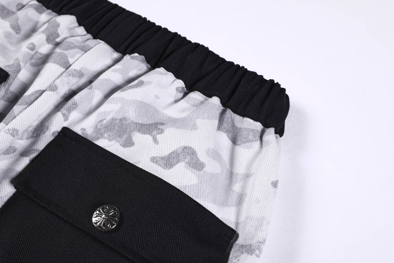 Omirad Camo Graphic Cargo Pants | Wide-Leg Streetwear