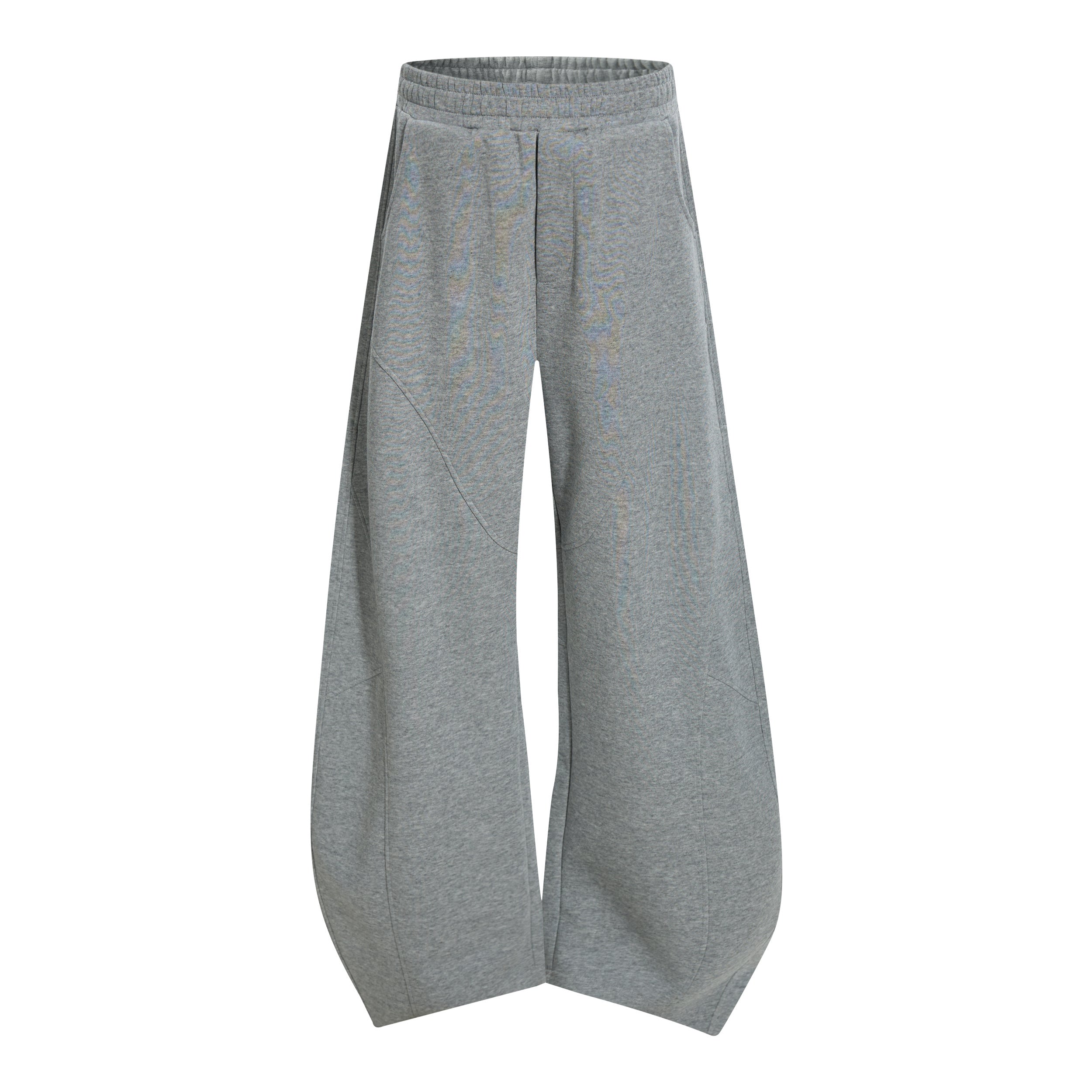 Omirad Curved Panel Wide-Leg Sweatpants | Streetwear Joggers