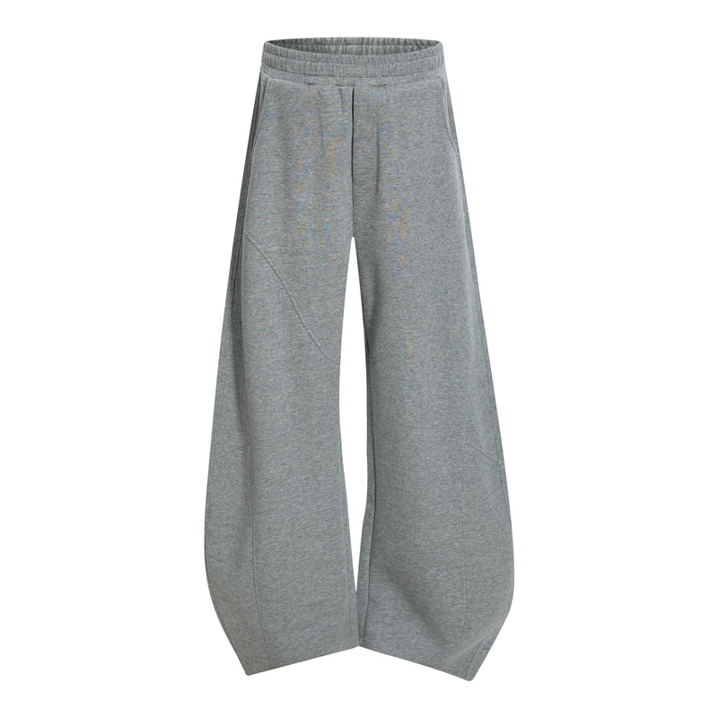 Omirad Curved Panel Wide-Leg Sweatpants | Streetwear Joggers