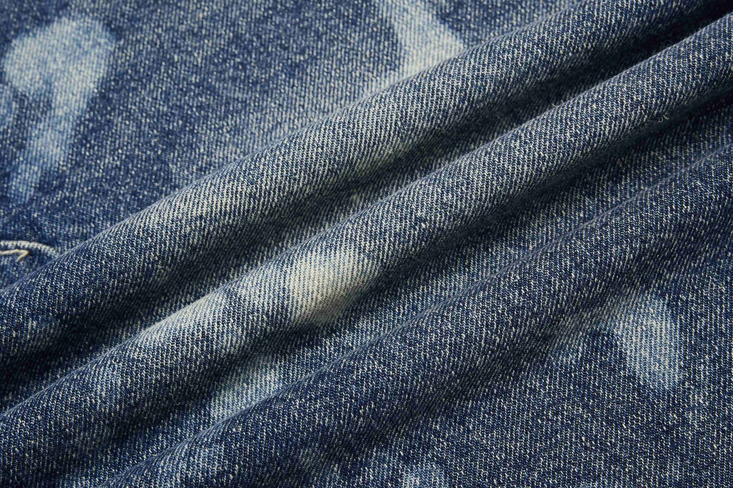 Omirad Grommet Washed Balloon Jeans | Distressed Wide-Leg Denim