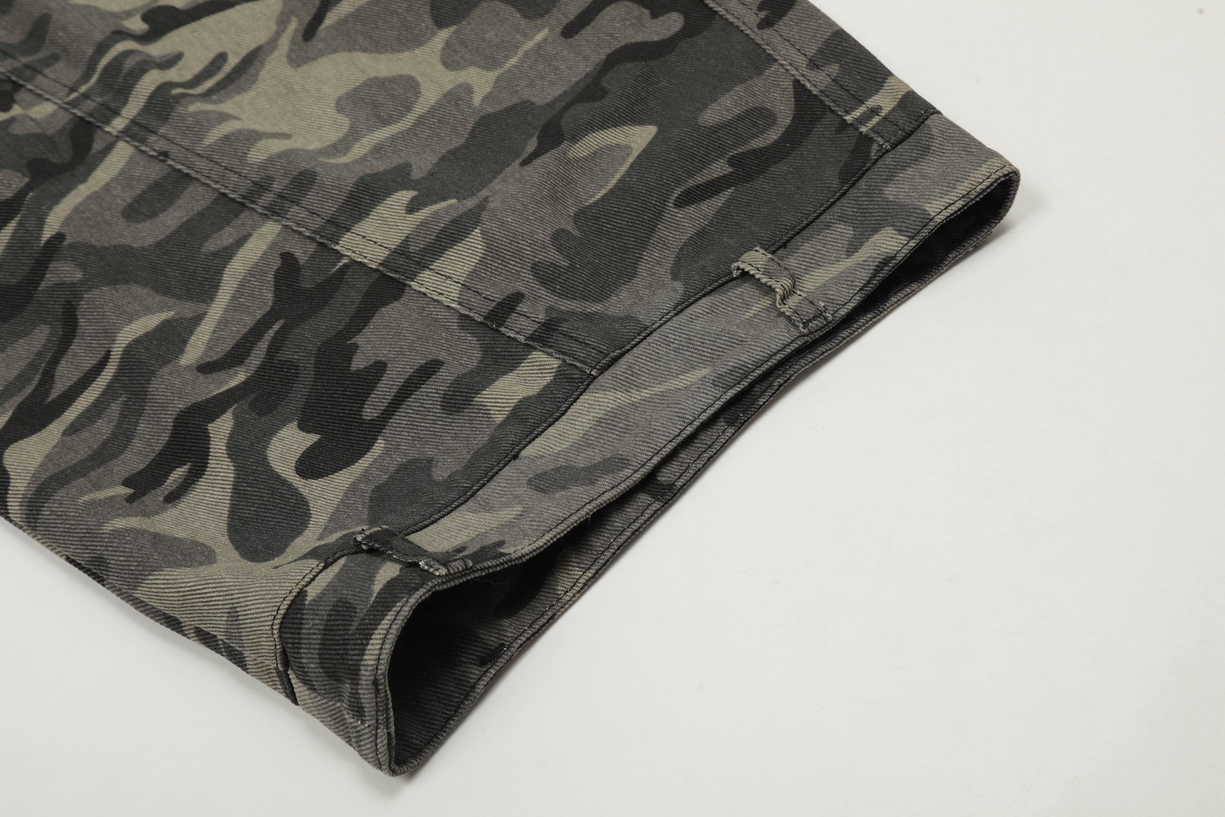 Camouflage Cargo Barrel Pants | Wide Leg Streetwear