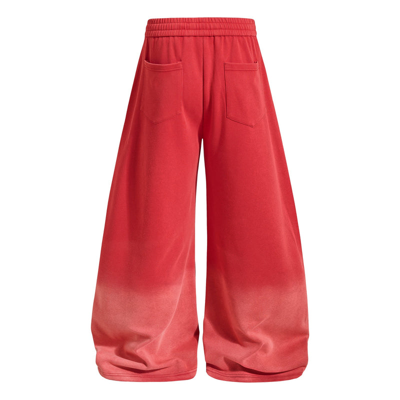 Crest Embroidery Balloon Sweatpants | Oversized Streetwear