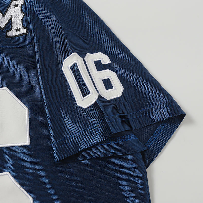 Retro Football Jersey Tee | Varsity Number 06 Streetwear