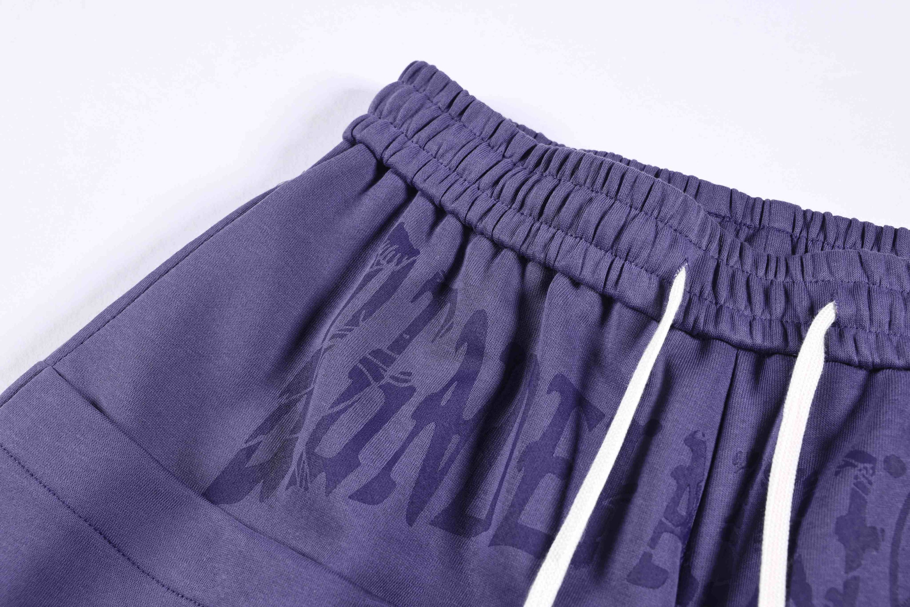 Omirad Gothic Script Wide-Leg Sweatpants | Streetwear