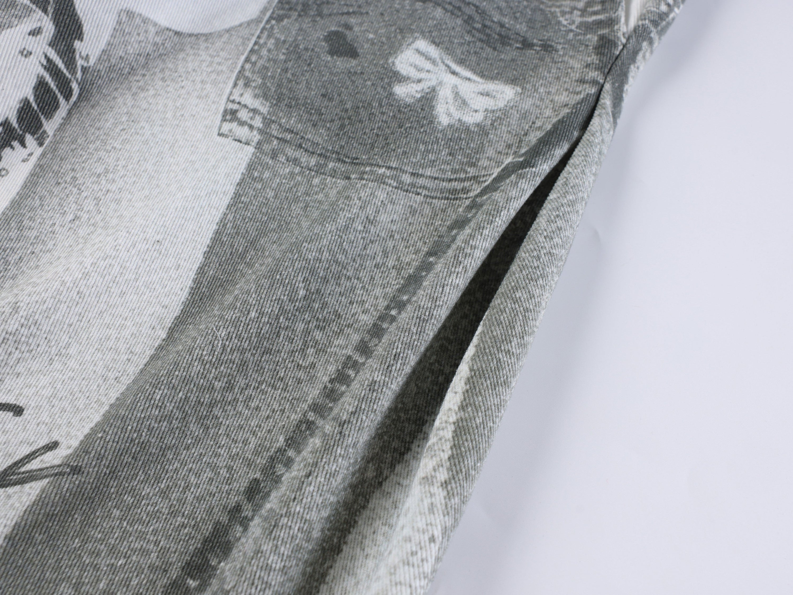 Omirad Graphic Panel Wide-Leg Pants | Streetwear Collage Print