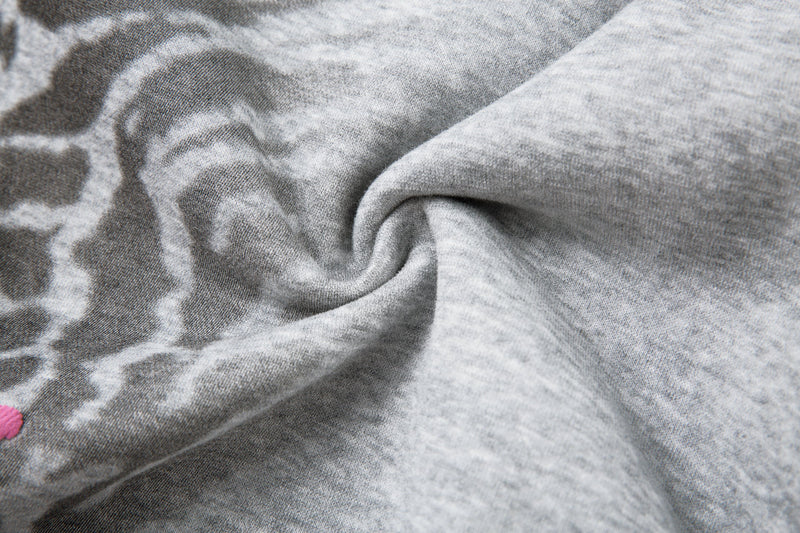 Omirad Leopard Gradient Sweatpants | Grey & Pink Graffiti