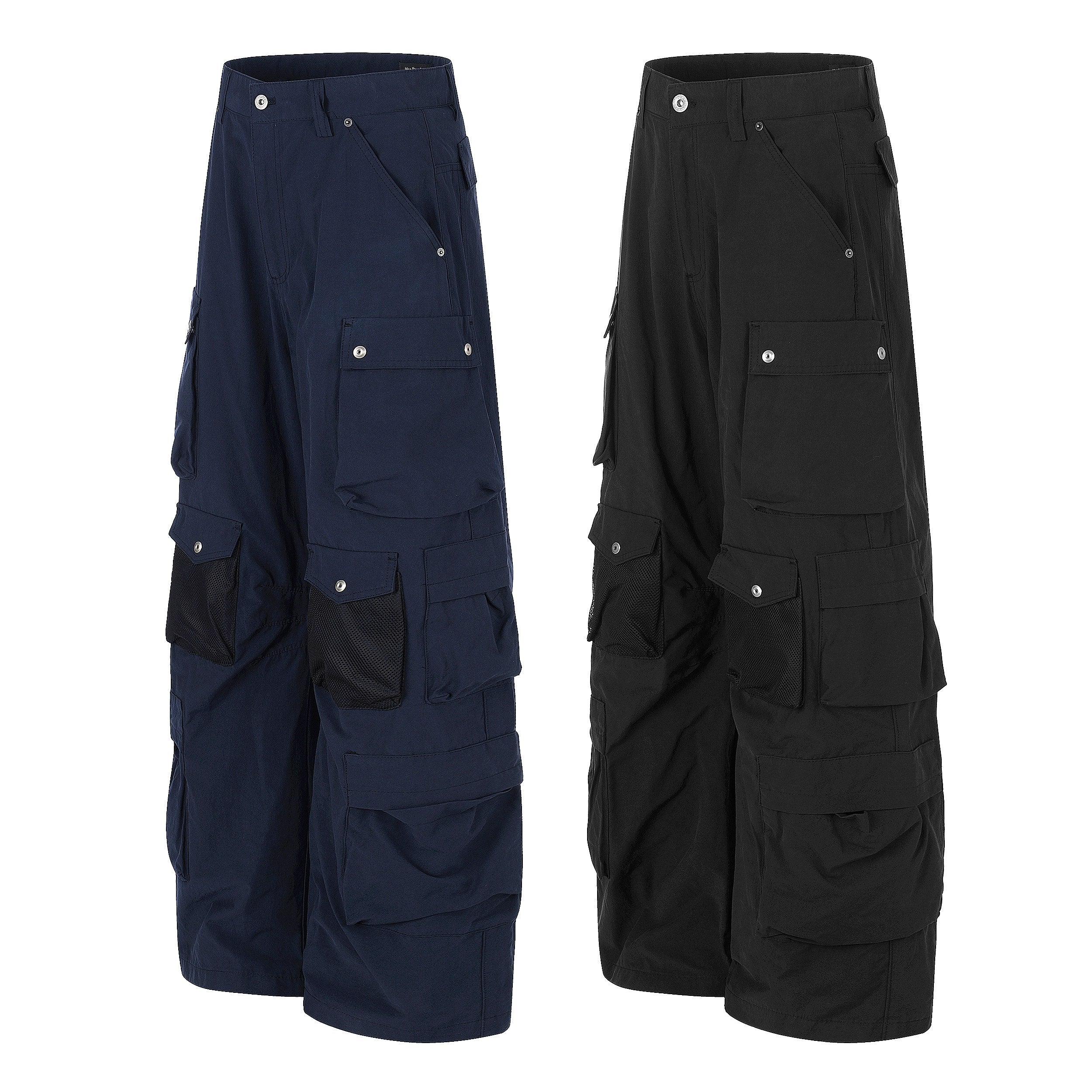Omirad Utility Cargo Pants | Wide-Leg Techwear Streetwear