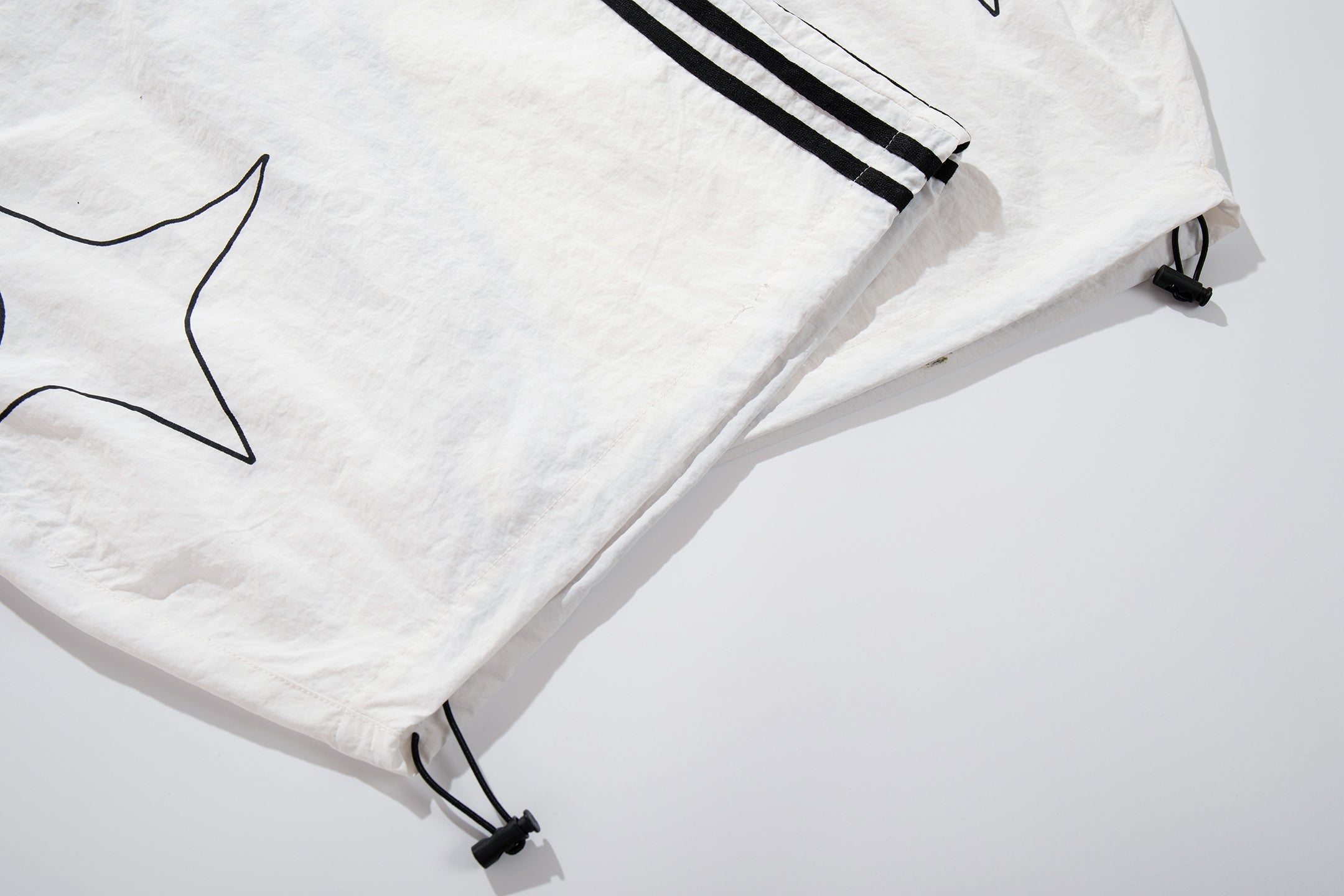 Omirad Starline Wide-Leg Track Pants | Star Graphic Streetwear