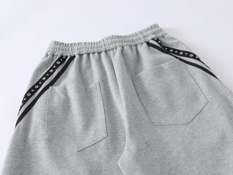 Omirad Star Panel Wide-Leg Track Pants | Streetwear Sweatpants