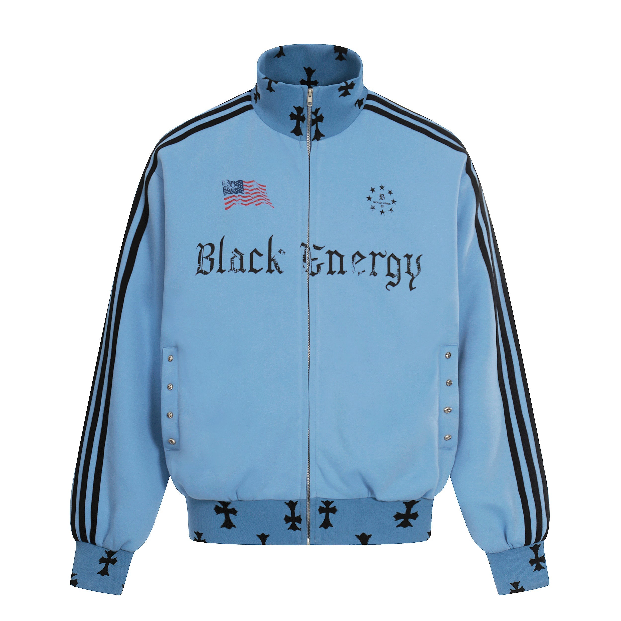 Omirad Black Energy Track Jacket | Streetwear Zip-Up