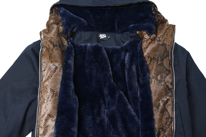 Men's Hooded Utility Bomber Jacket | Cropped Street Fit