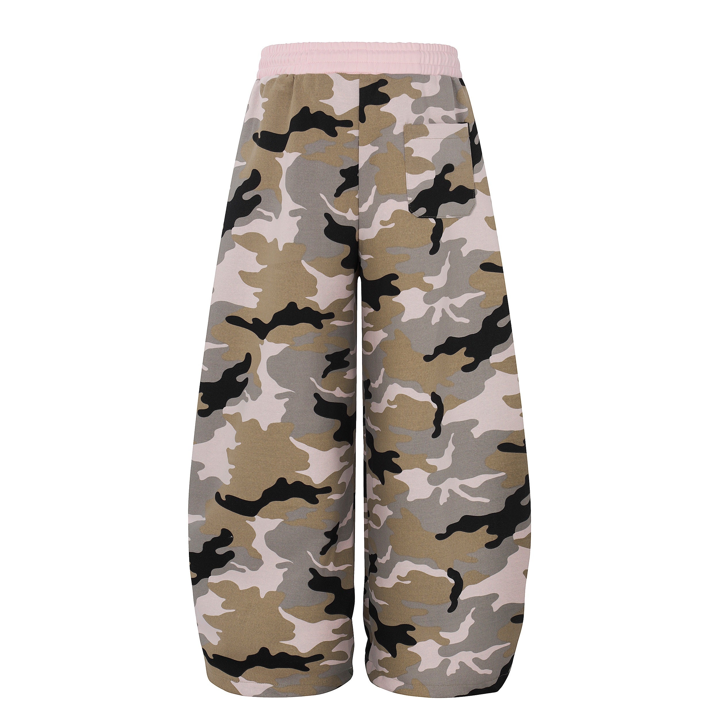 Omirad Graphic Camo Wide-Leg Sweatpants | Street Style