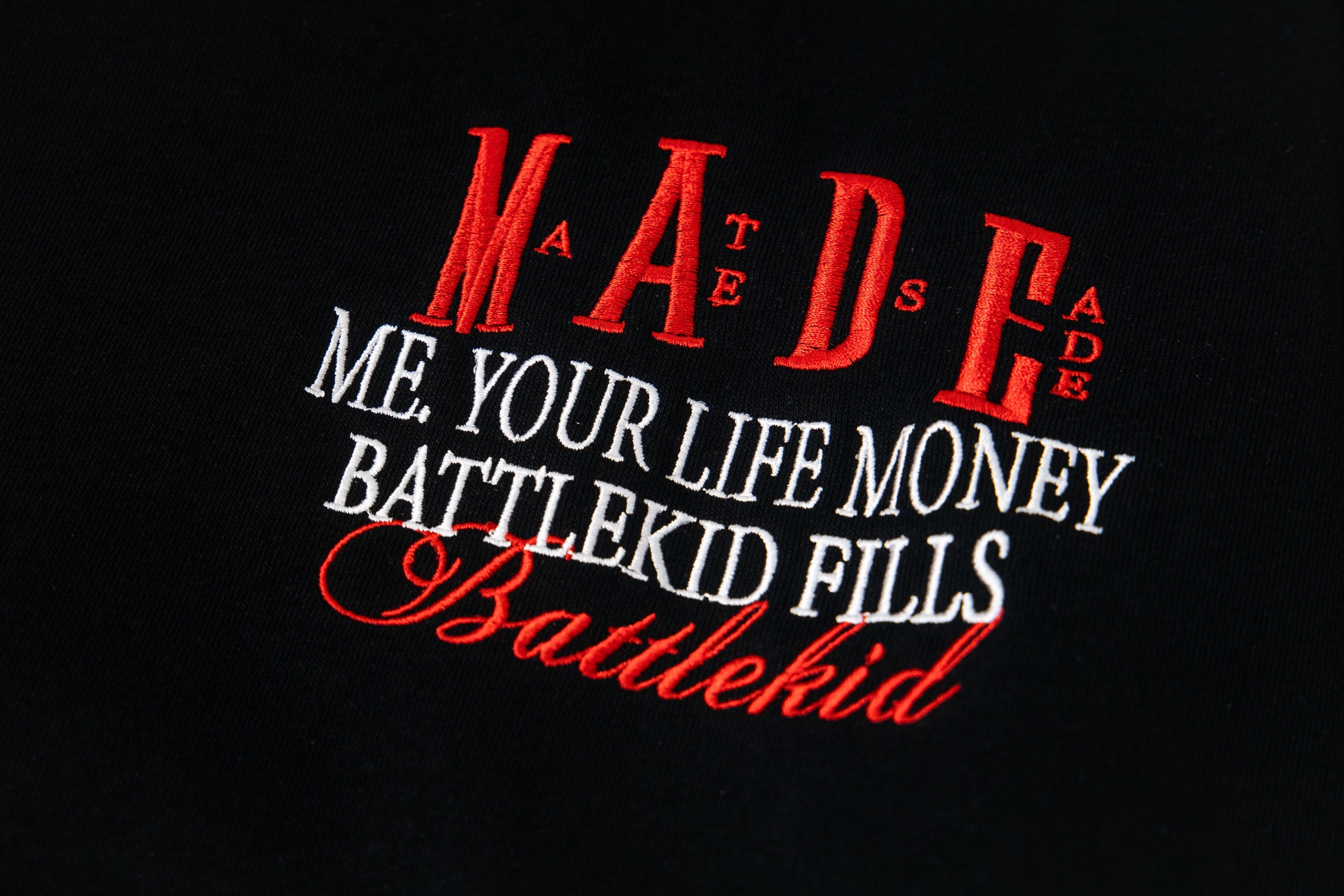 Battlekid MADE Embroidered Badge Logo Hoodie | Streetwear
