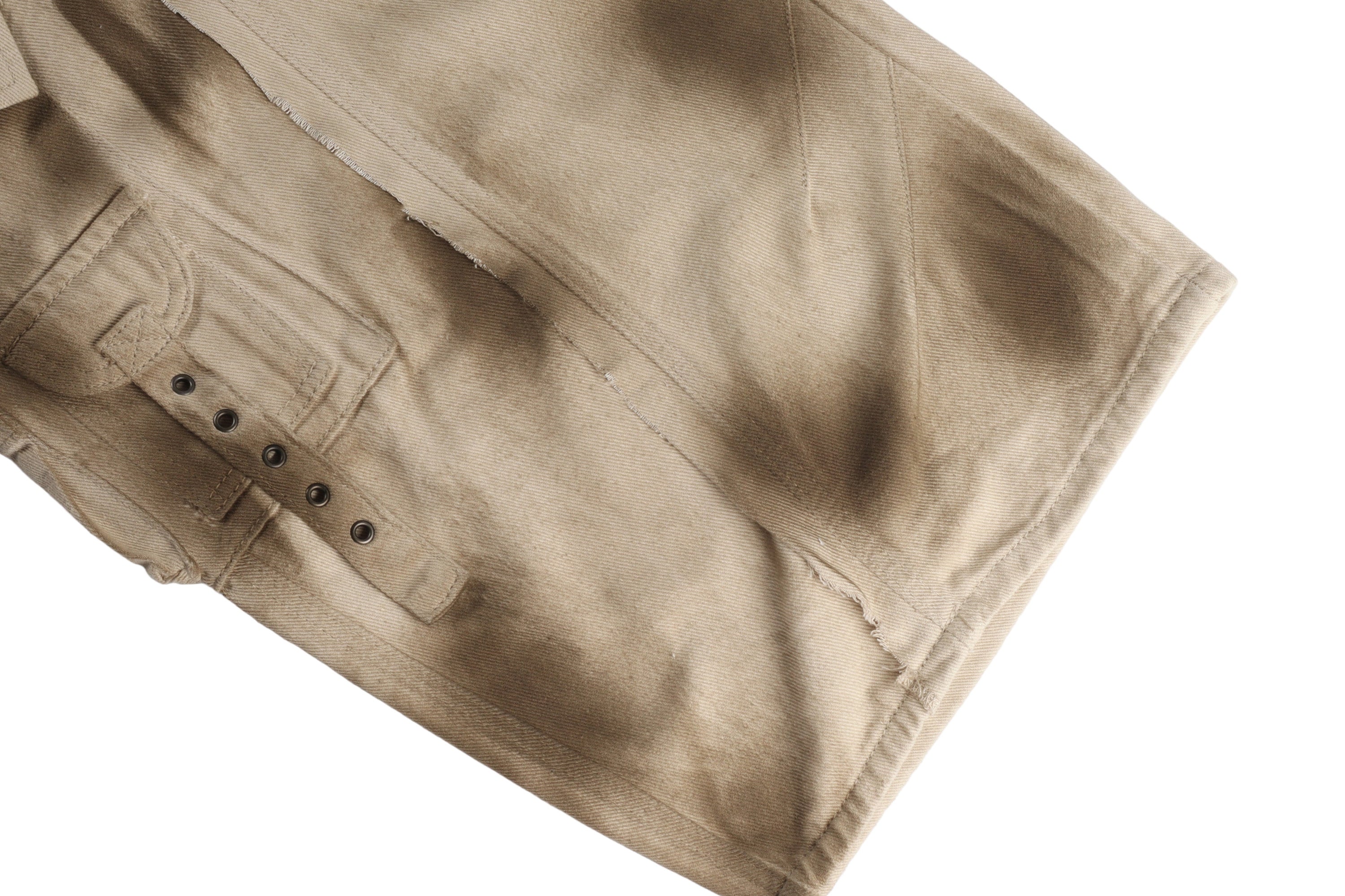 Omirad Distressed Cargo Barrel Pants | Avant-Street Style