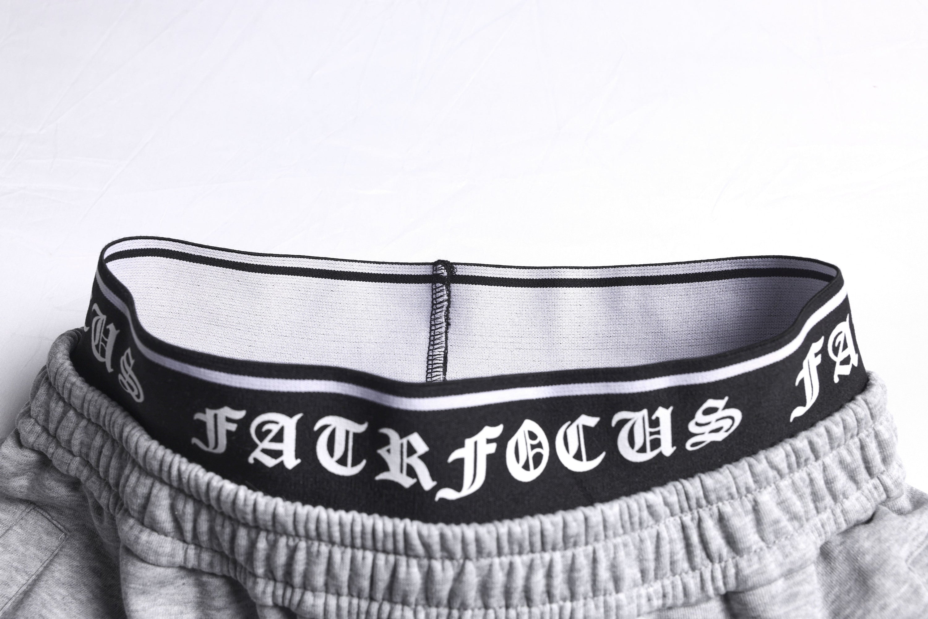 Gothic Outline Wide-Leg Sweatpants | Streetwear Joggers