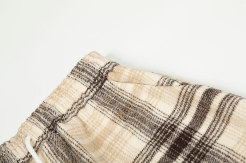 Omirad Plaid Wide-Leg Pants | Oversized Streetwear Fit