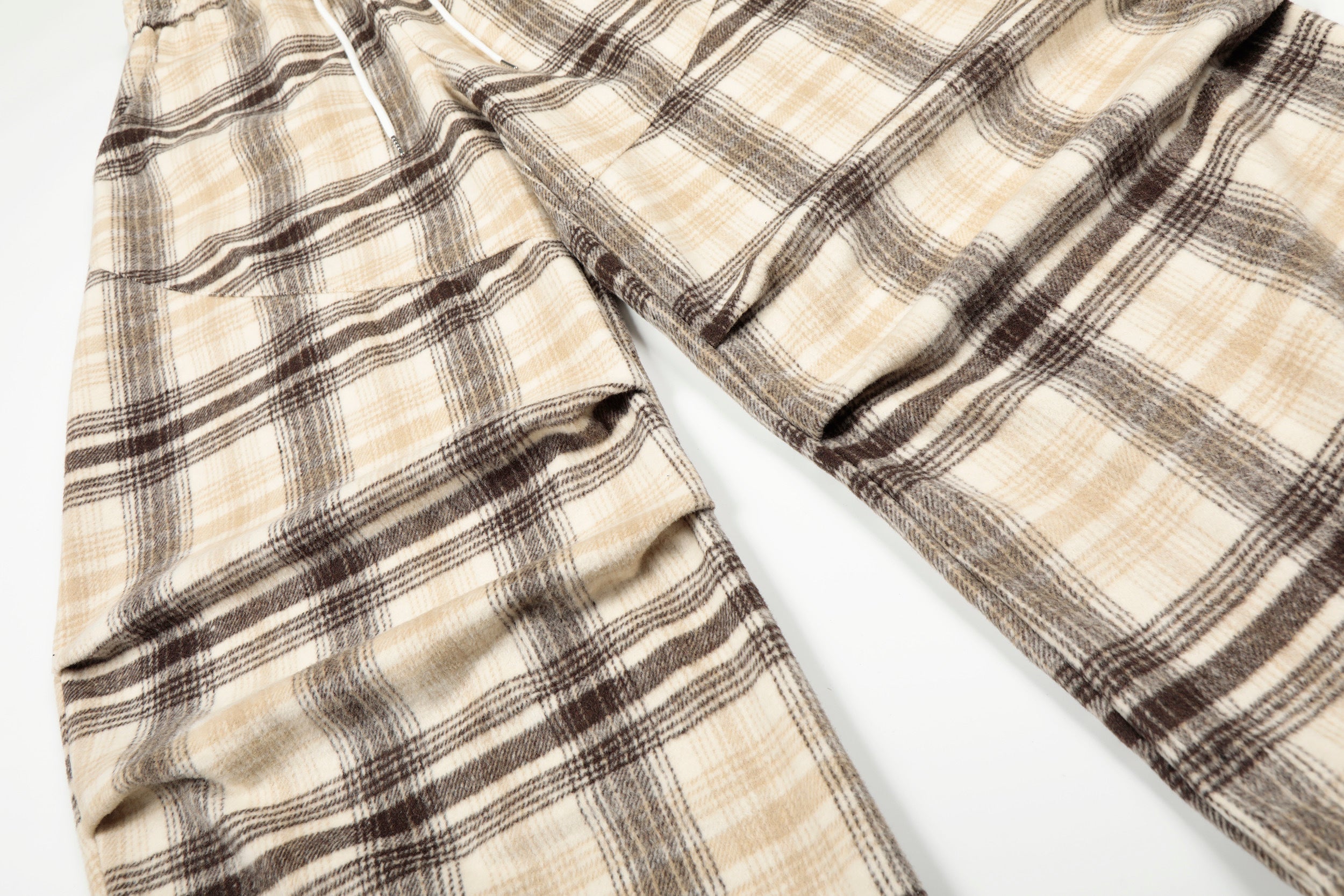 Omirad Plaid Wide-Leg Pants | Oversized Streetwear Fit