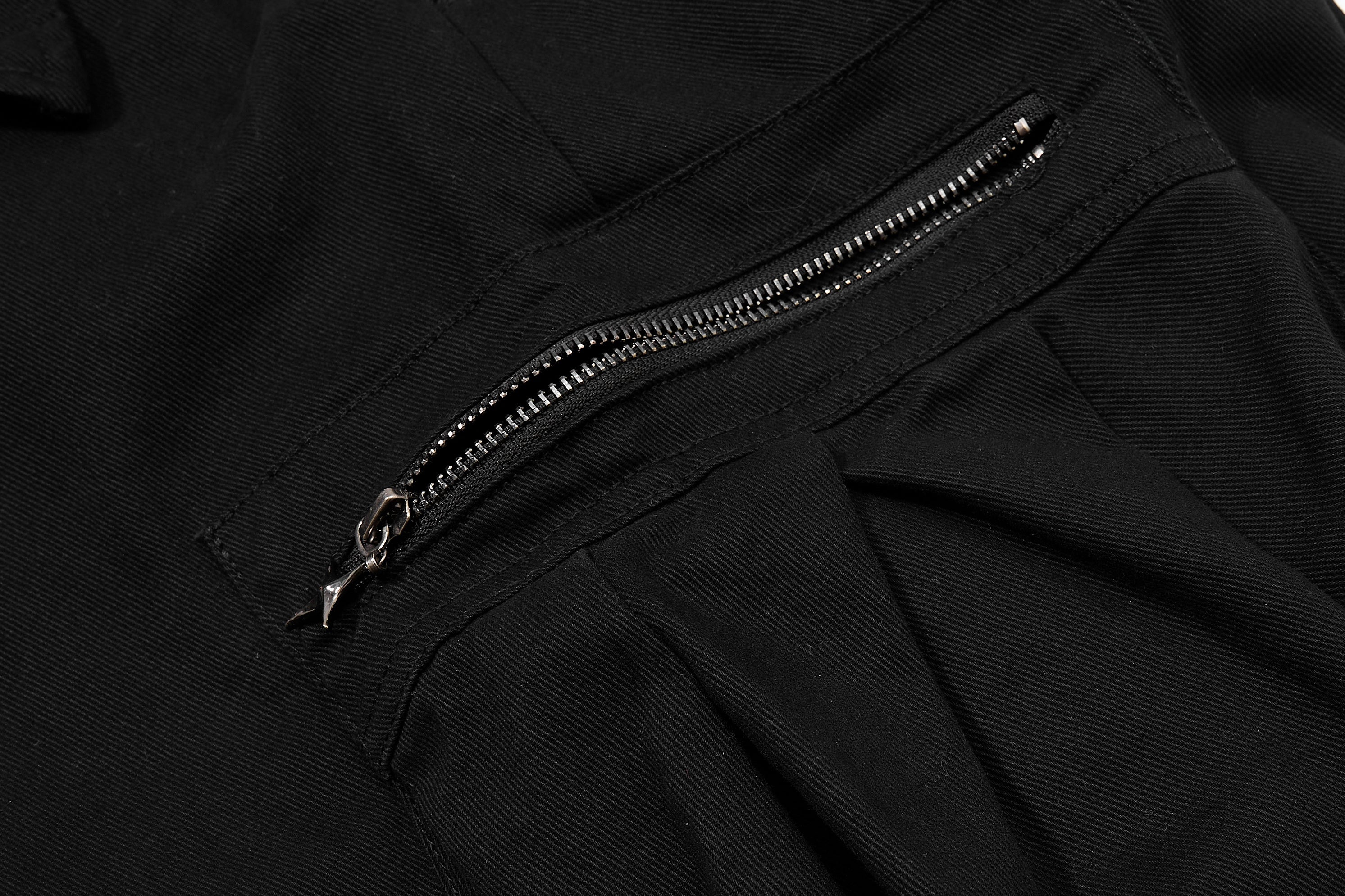 Leopard Cross Utility Cargo Pants | Wide-Leg Streetwear