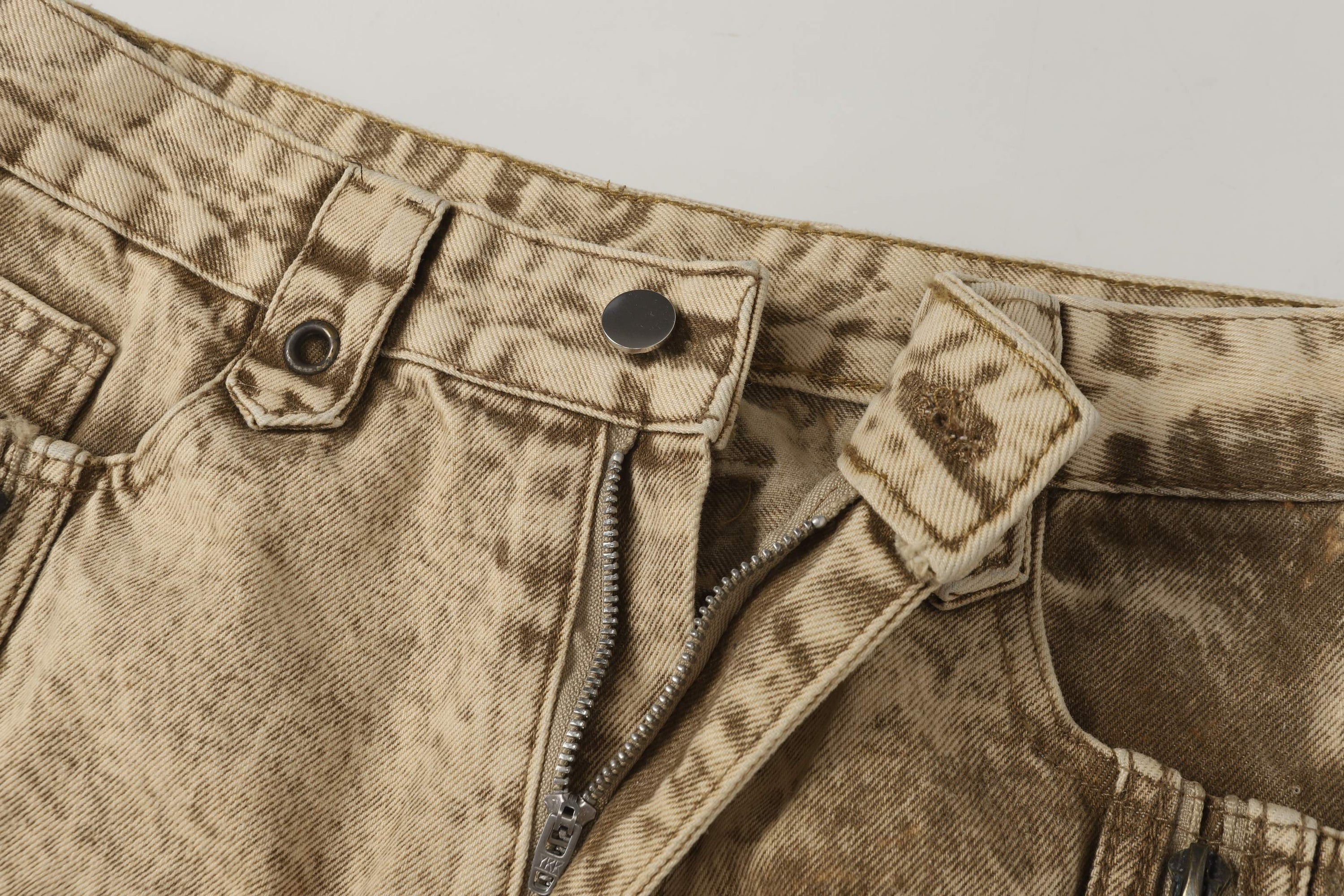 Omirad Vintage Distressed Panel Jeans | Wide Leg Streetwear