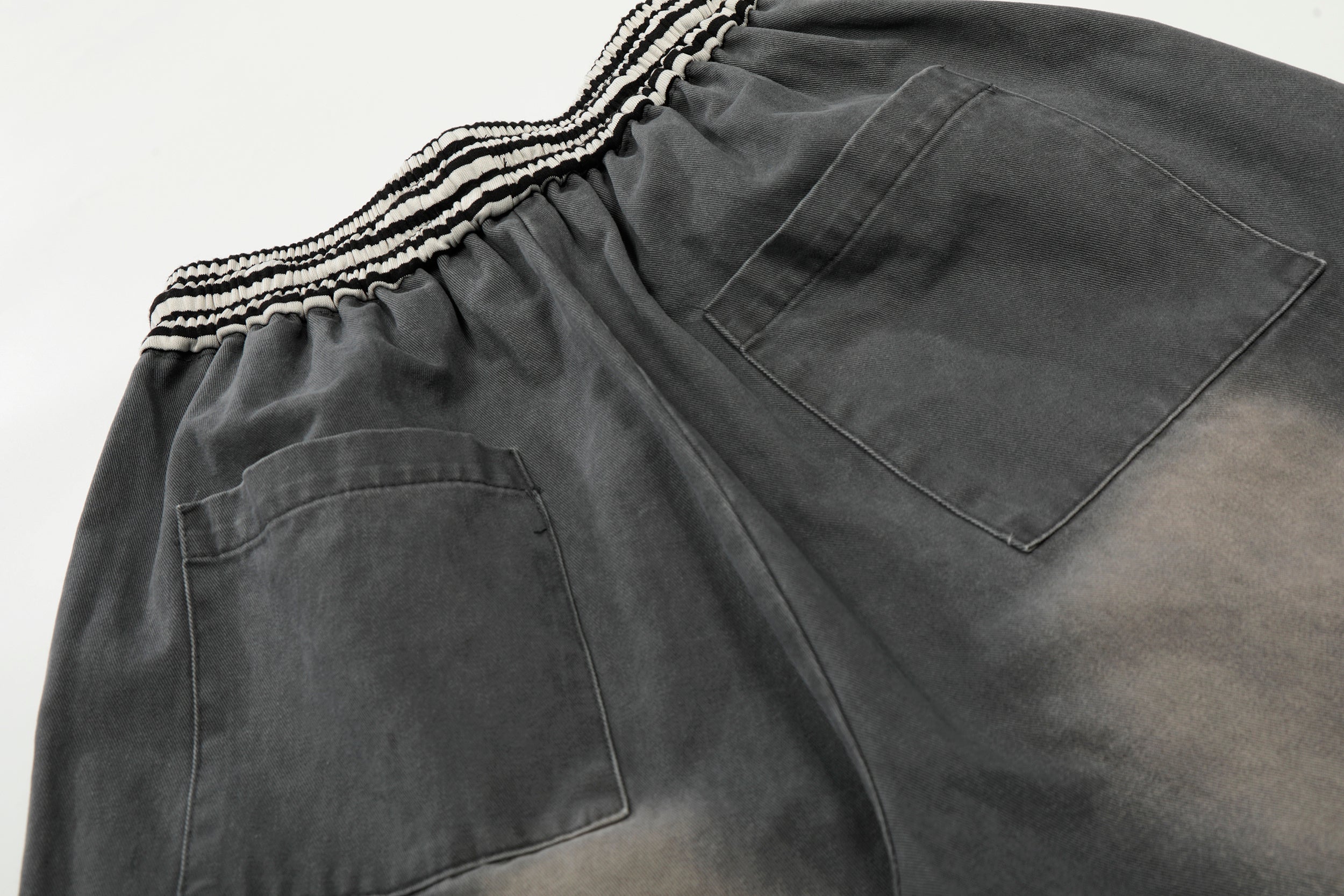 Washed Cargo Wide-Leg Pants | Vintage Streetwear Trousers