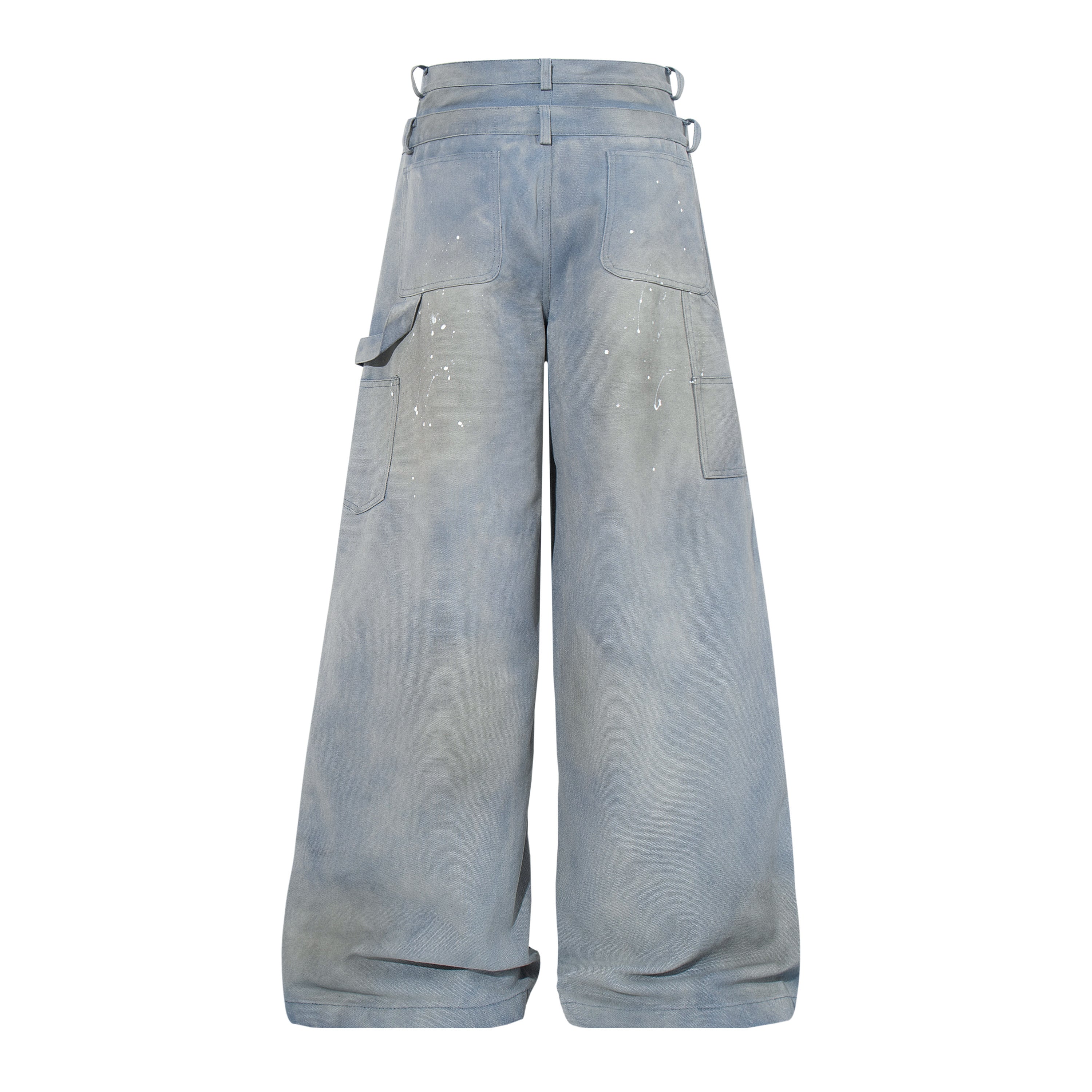 Omirad Vintage Workwear Wide-Leg Pants | 100% Cotton