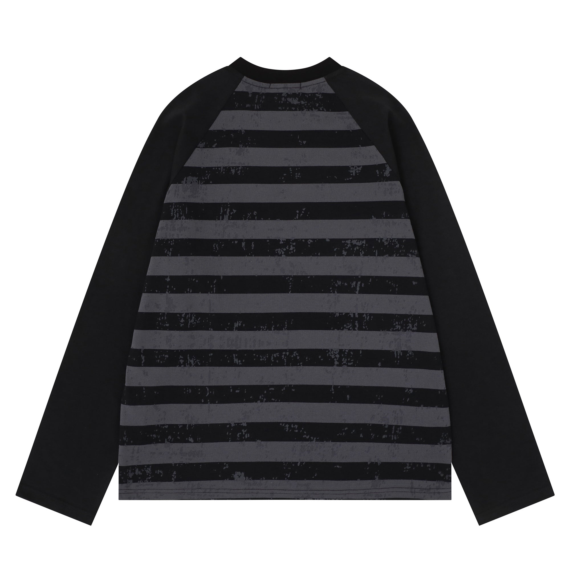 High Profile Striped Raglan Long Sleeve Tee | Y2K Streetwear