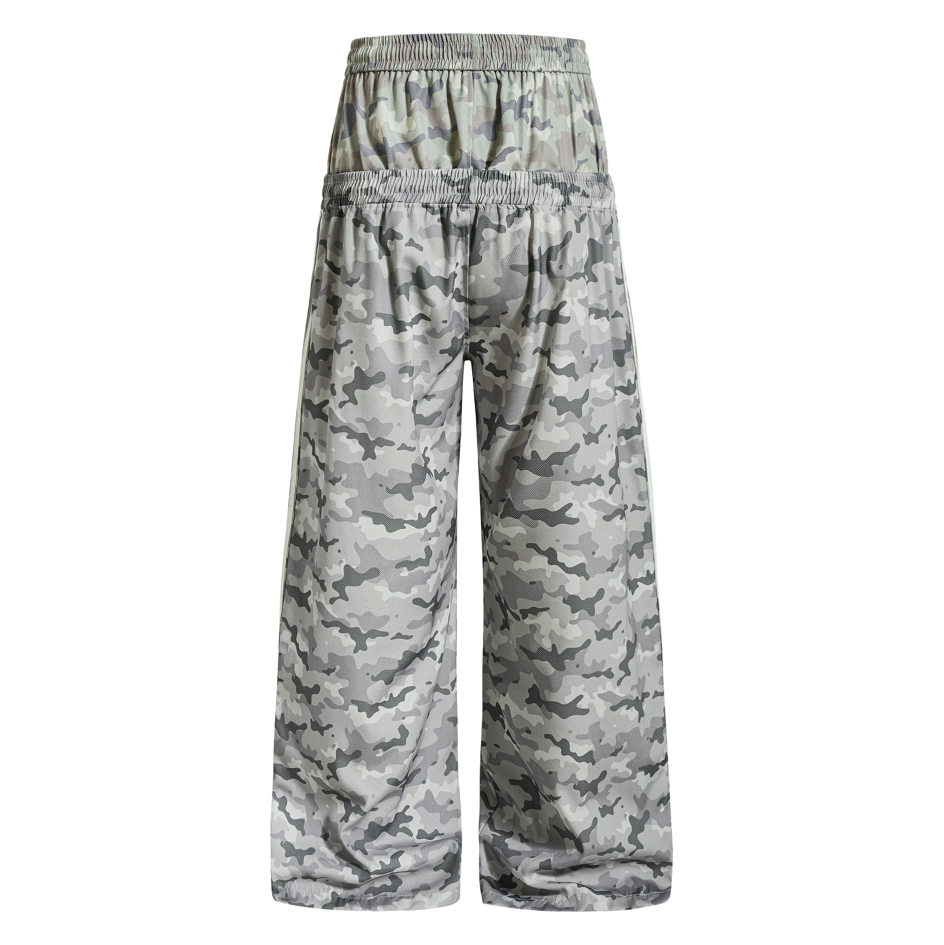 Omirad Camo Mesh Track Pants | Wide-Leg Street Style