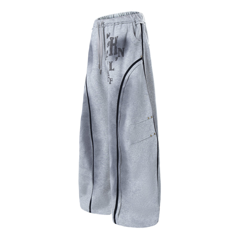 Omirad Curved Panel Sweatpants | Bold Streetwear Joggers