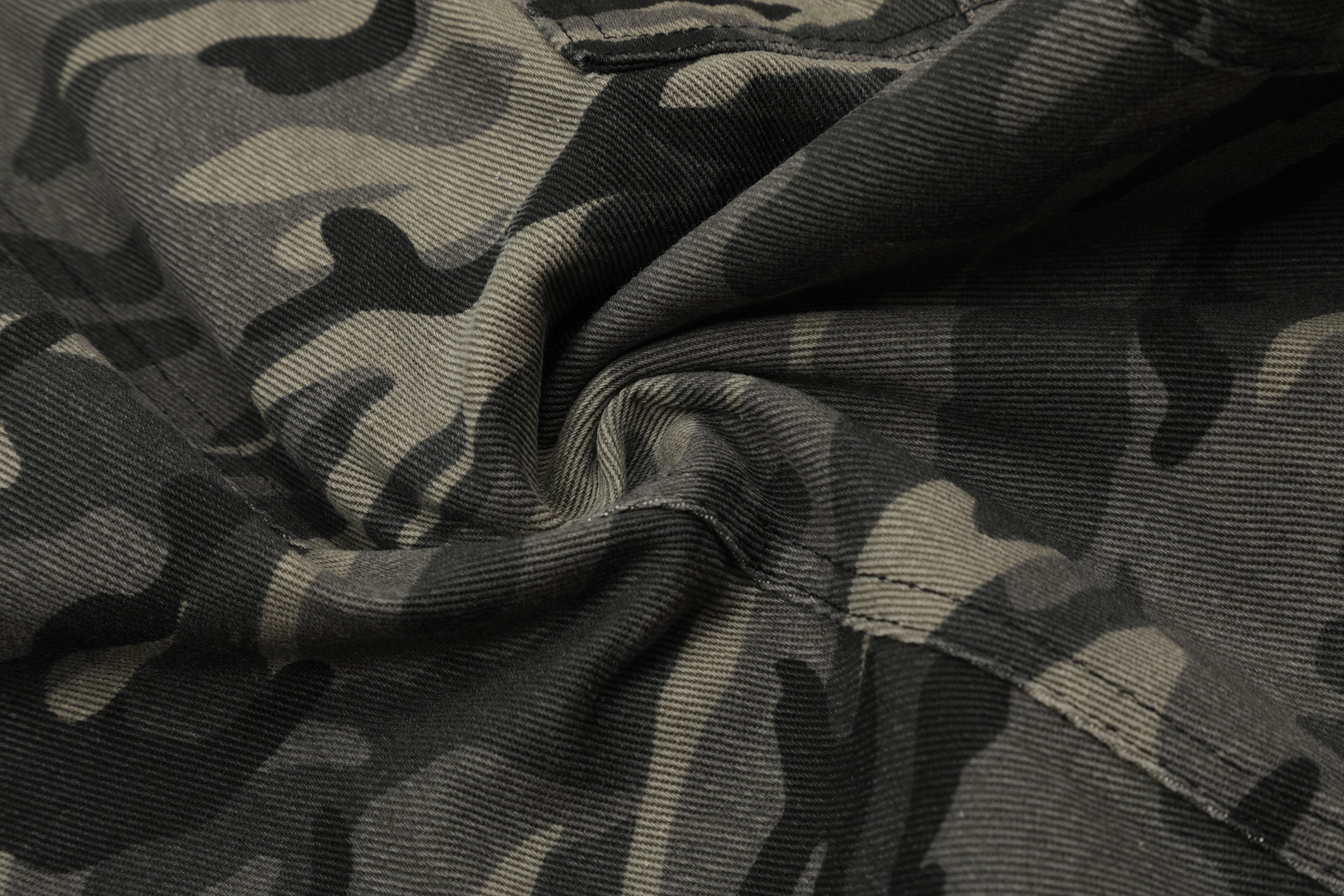 Camouflage Cargo Barrel Pants | Wide Leg Streetwear