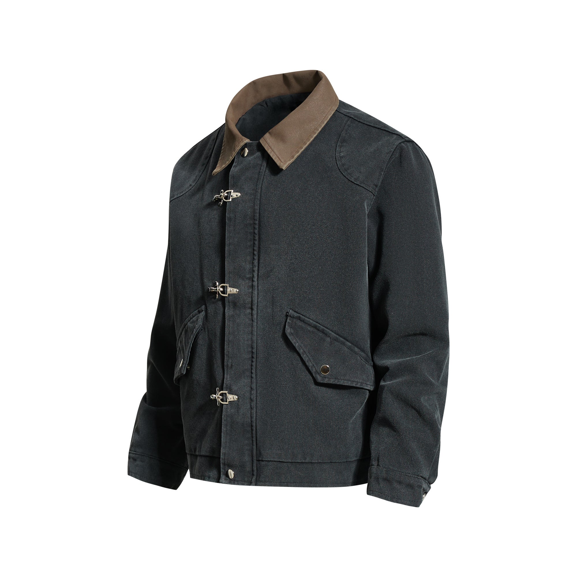 Omirad Classic Toggle Work Jacket | Cropped Utility Jacket