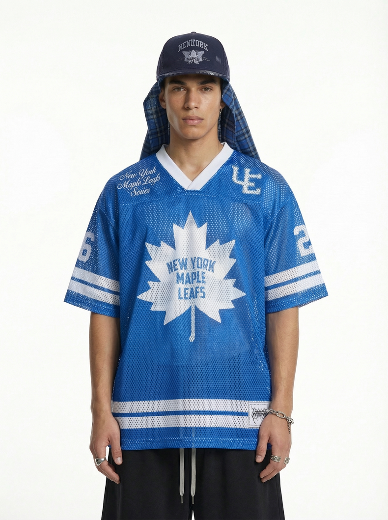 Omirad Maple 26 Mesh Jersey T-Shirt | Varsity Streetwear