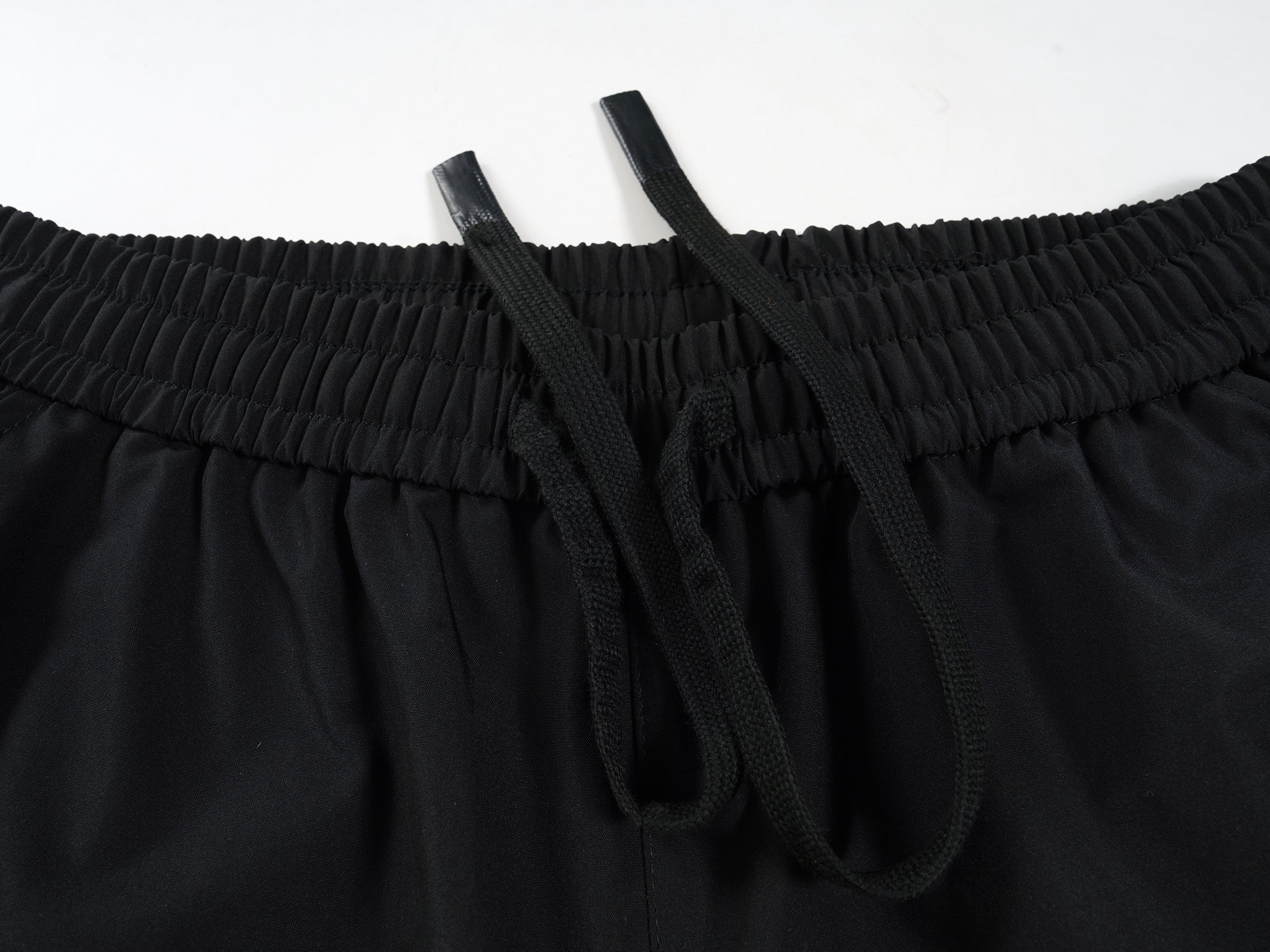 Omirad Reflective Trim Wide-Leg Cargo Pants | Black