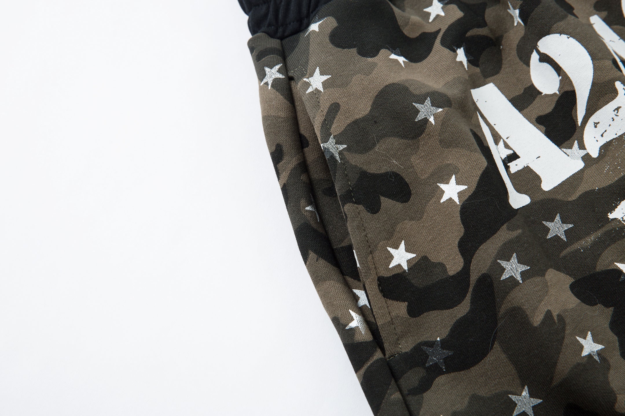 Omirad Star Camo Wide-Leg Sweatpants | Military Streetwear