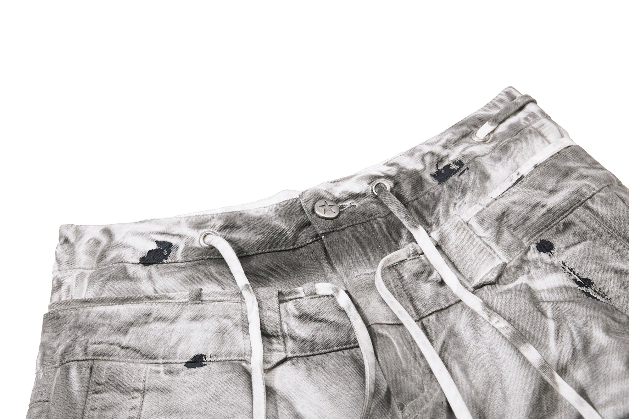 Omirad Dirty Wash Balloon Jeans | Oversized Wide-Leg Streetwear