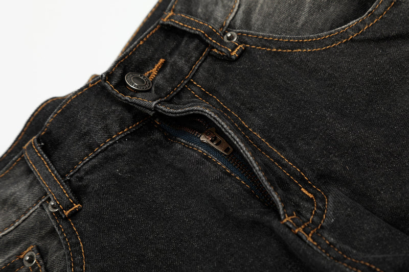 Omirad Vintage Wash Barrel Leg Jeans | Distressed Streetwear