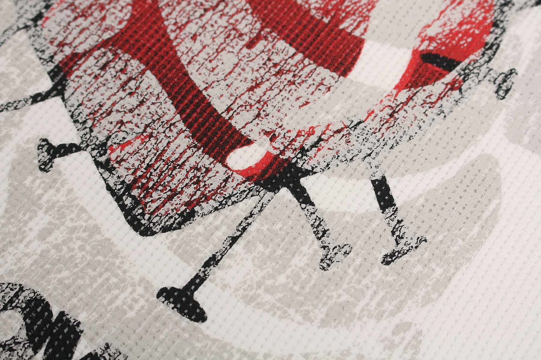 Omirad Made of Love Distressed Heart Graphic Streetwear Tee