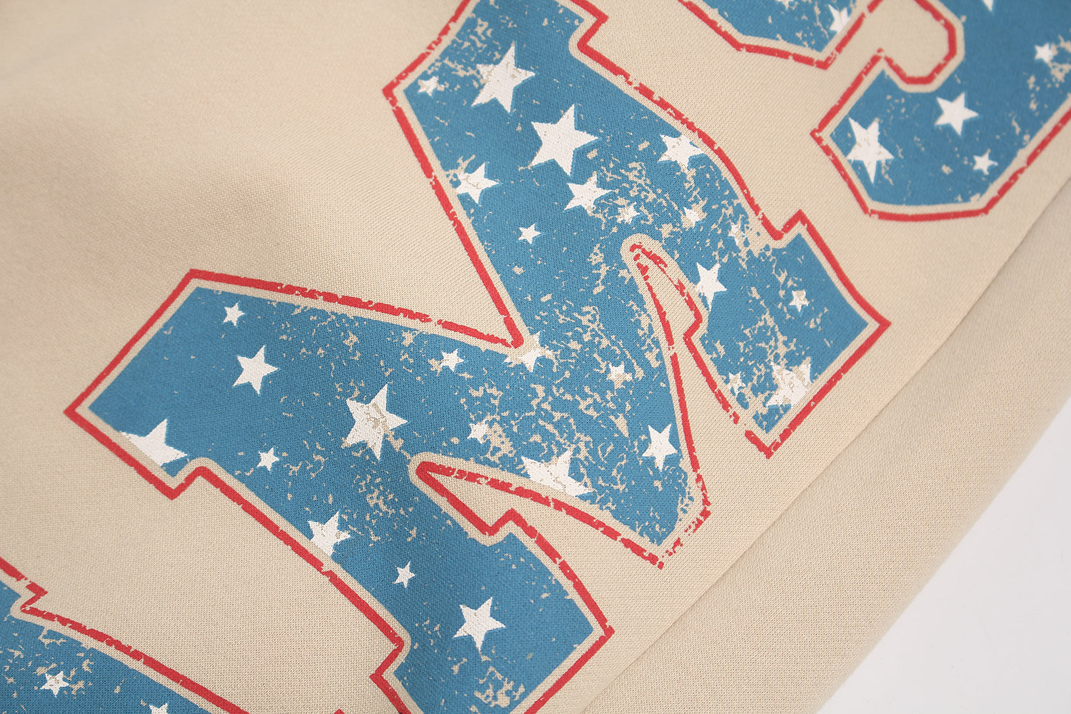 Fleece-Lined Retro Letter Wide-Leg Sweatpants | Streetwear