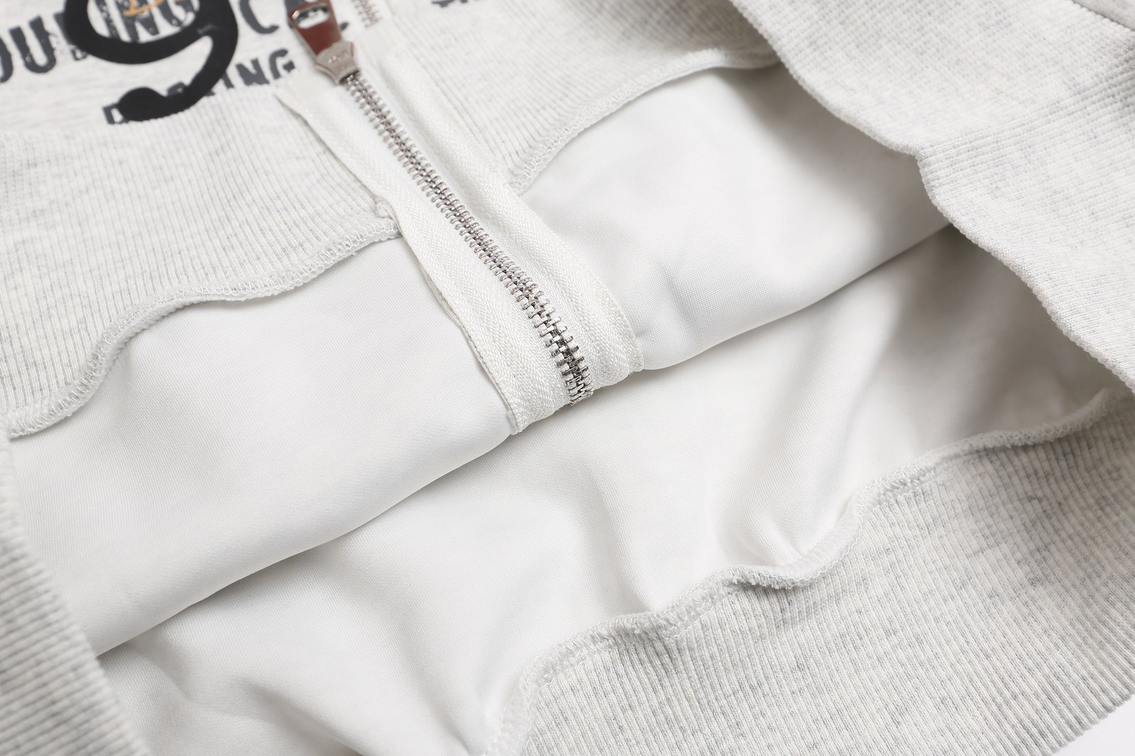 Omirad Graphic Zip Hoodie | Collage Print Street Style