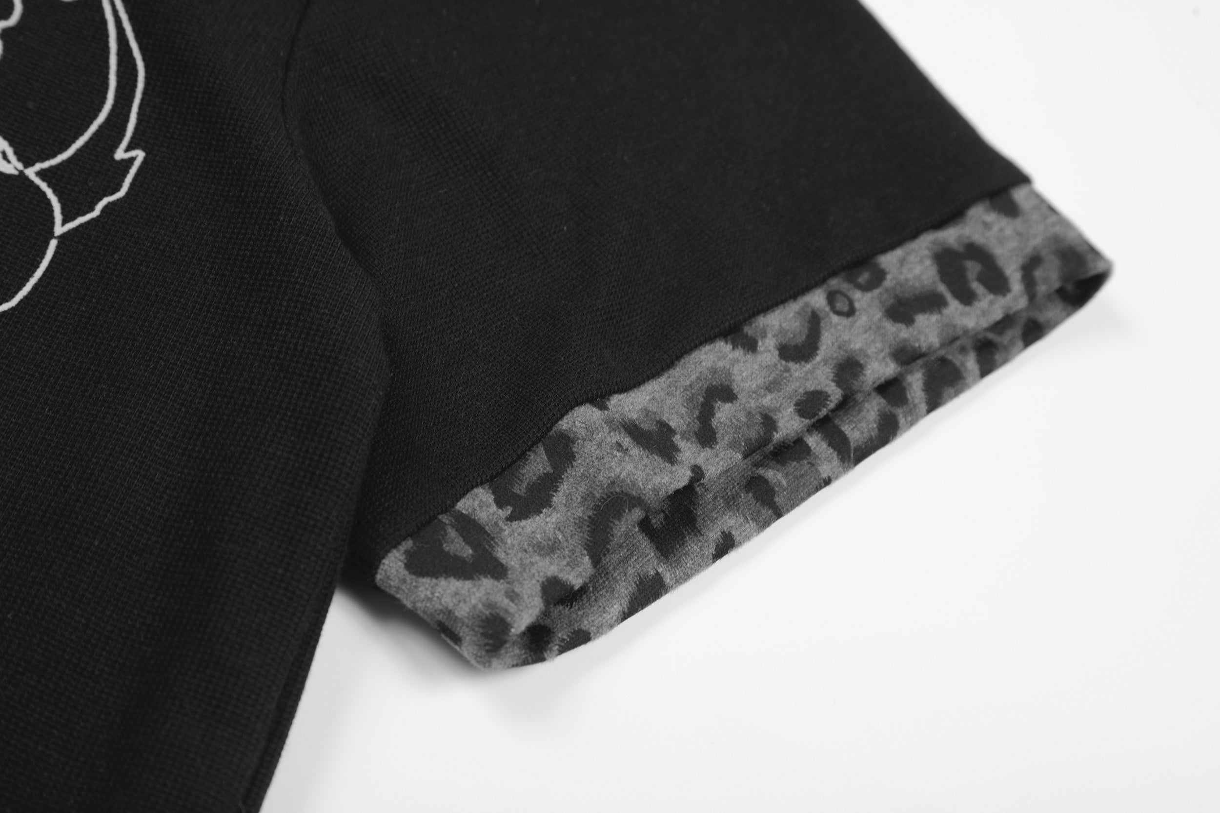 Leopard Collar Rock Graphic Polo Tee | Streetwear Polo
