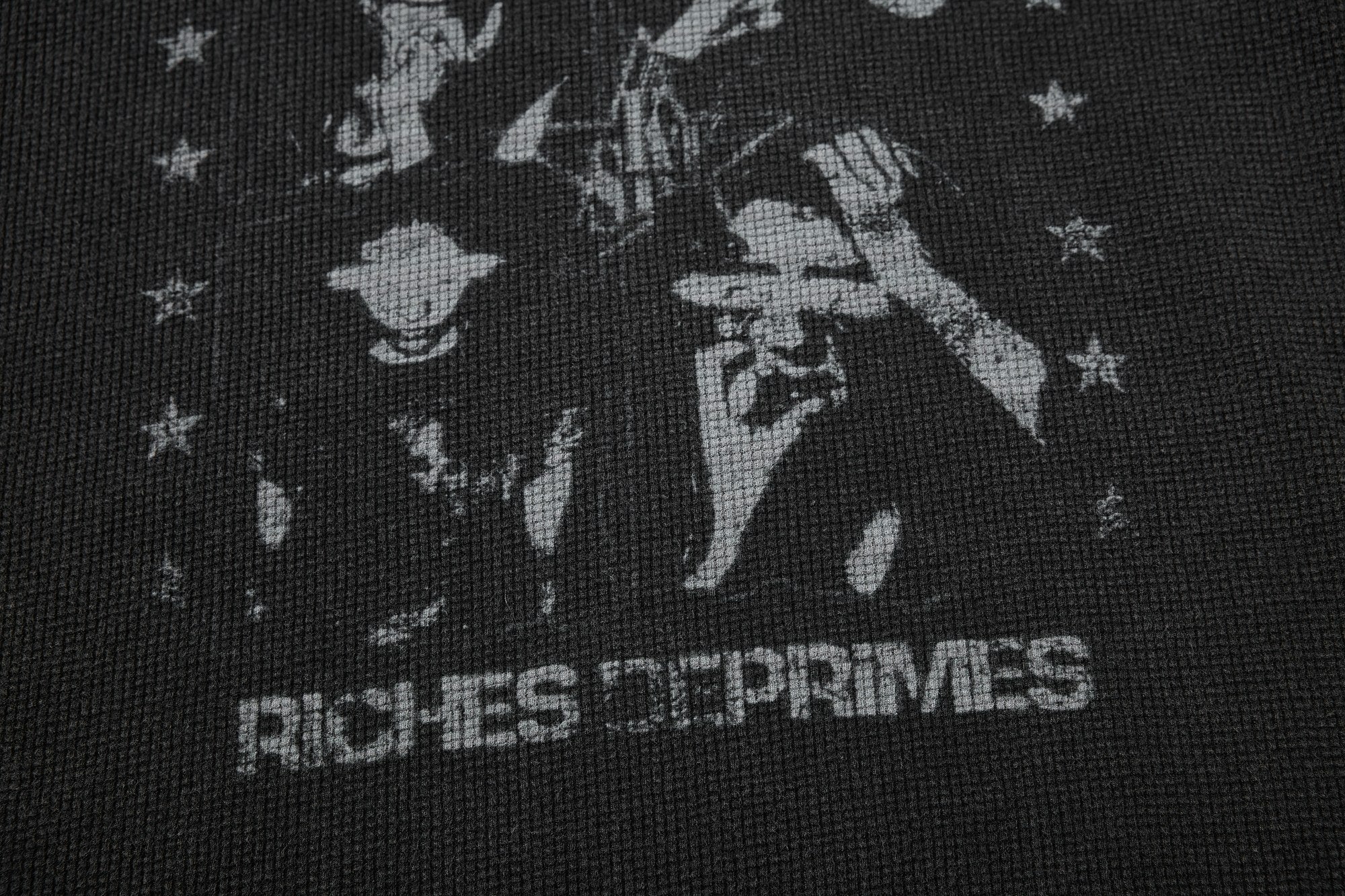 Enfants Riches Déprimés Vintage Waffle Knit Graphic T-Shirt