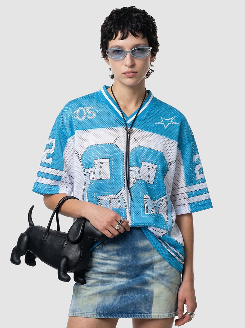 Omirad Eternity 22 Flame Mesh Jersey T-Shirt | Streetwear