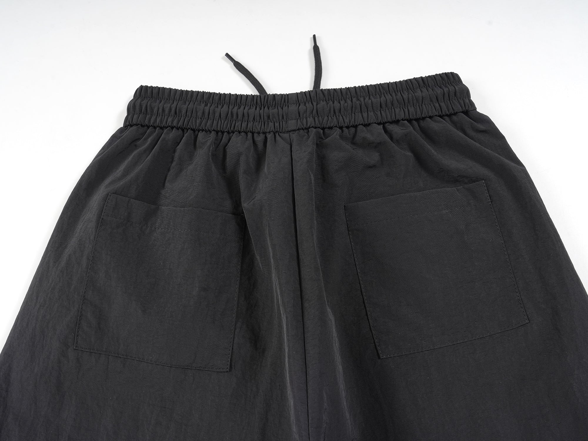 Omirad Flag Print Wide-Leg Nylon Pants | Streetwear Baggy Fit
