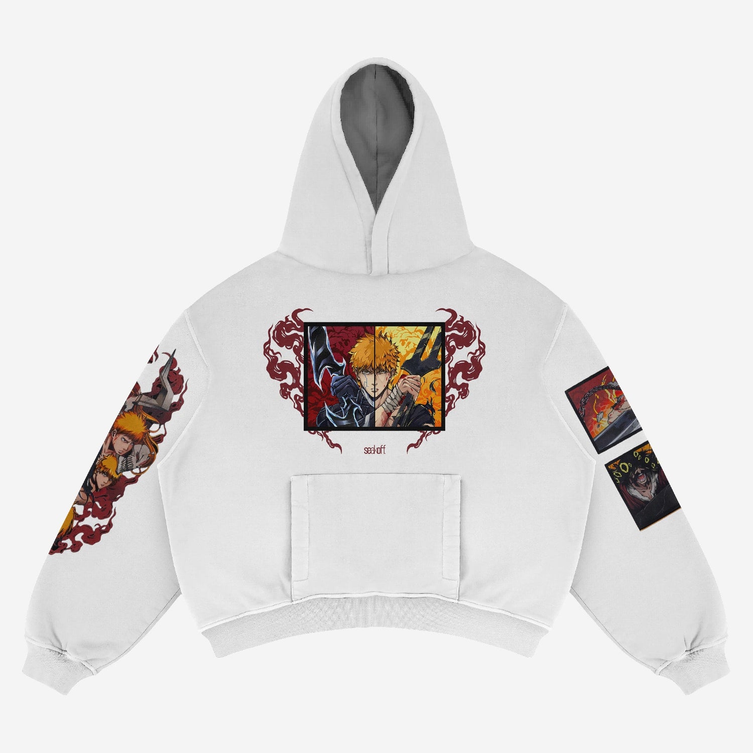 Bleach Ichigo Kurosaki Anime Hoodie - Premium Anime Apparel - Seakoff