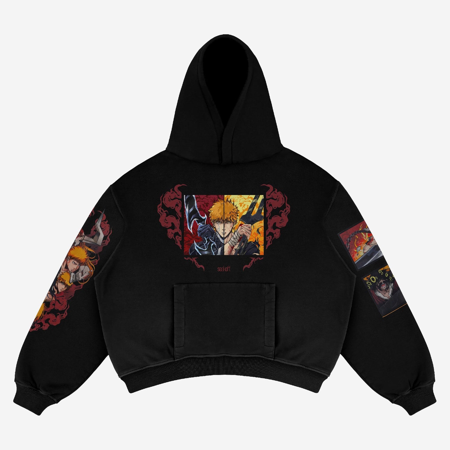 Bleach Ichigo Kurosaki Anime Hoodie - Premium Anime Apparel - Seakoff