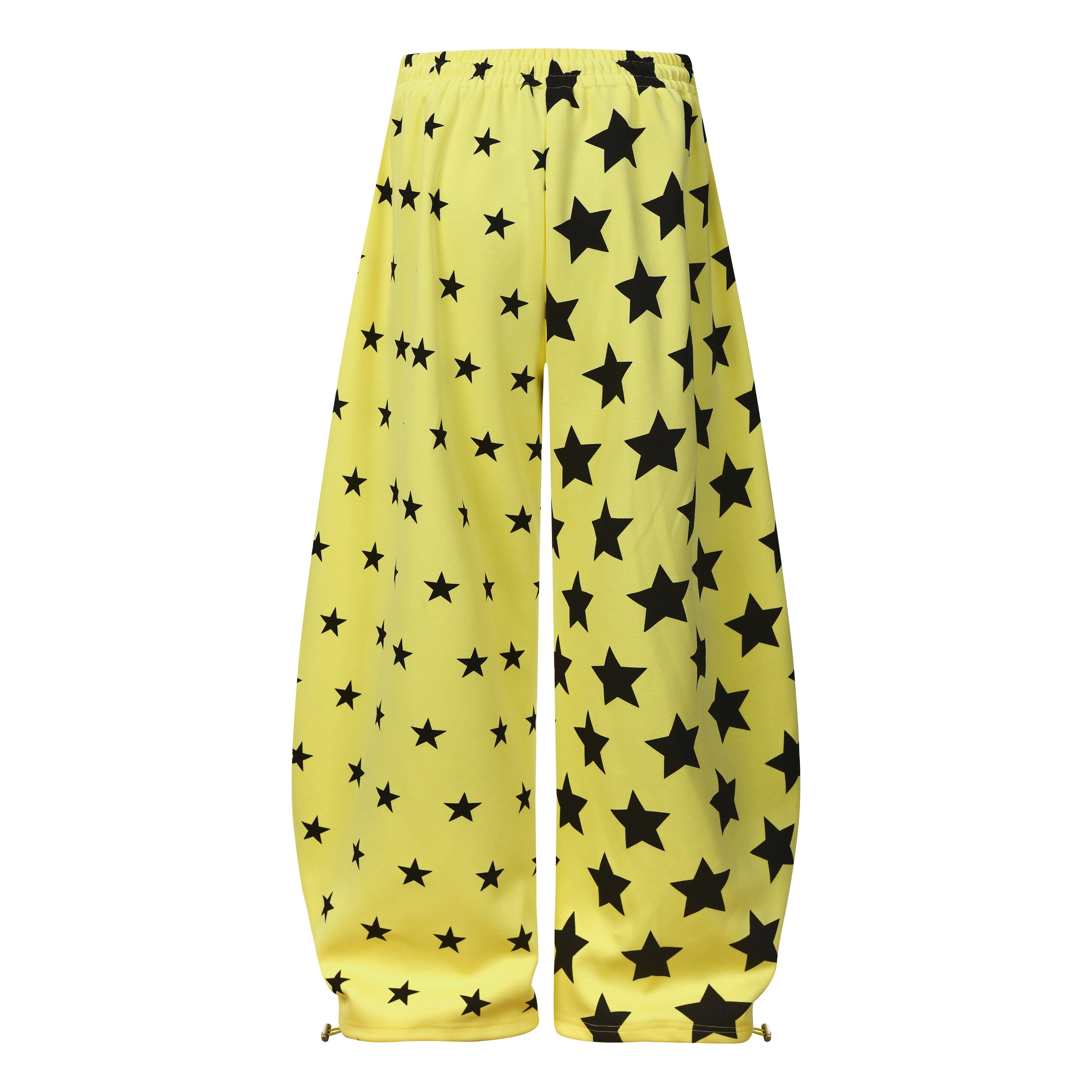 Starfield Wide-Leg Sweatpants | All-Over Star Print Streetwear