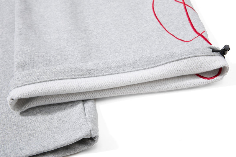 Varsity Crest Wide-Leg Sweatpants | Streetwear Joggers