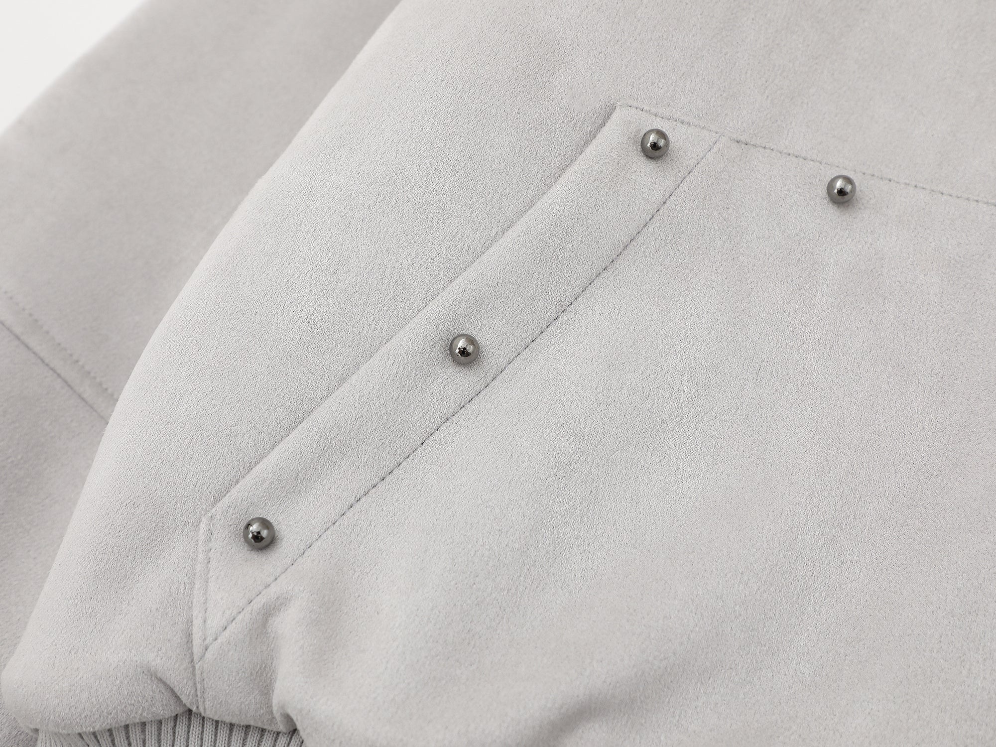 Furry-Ear Zip Hoodie Jacket | Streetwear Puffer with Rivets